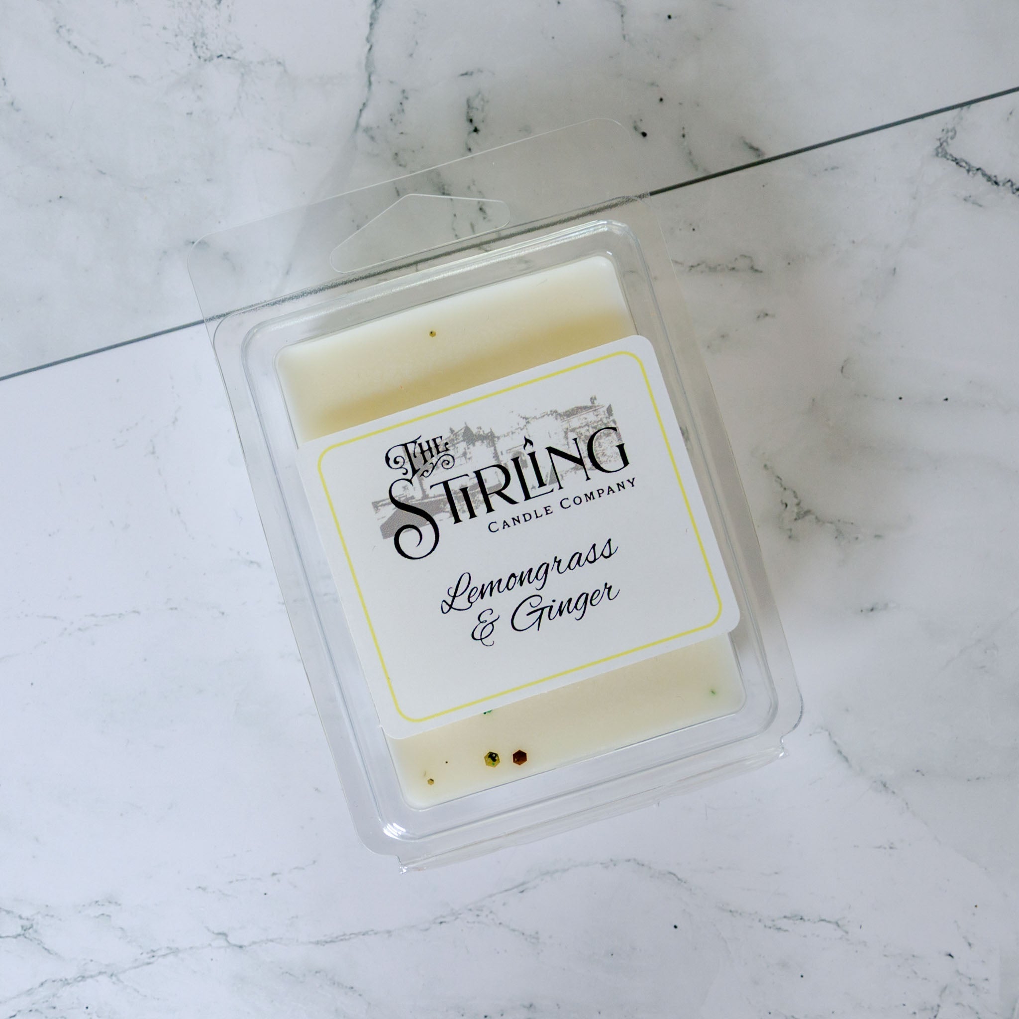 Lemongrass & Ginger - Wax Melt Clamshell