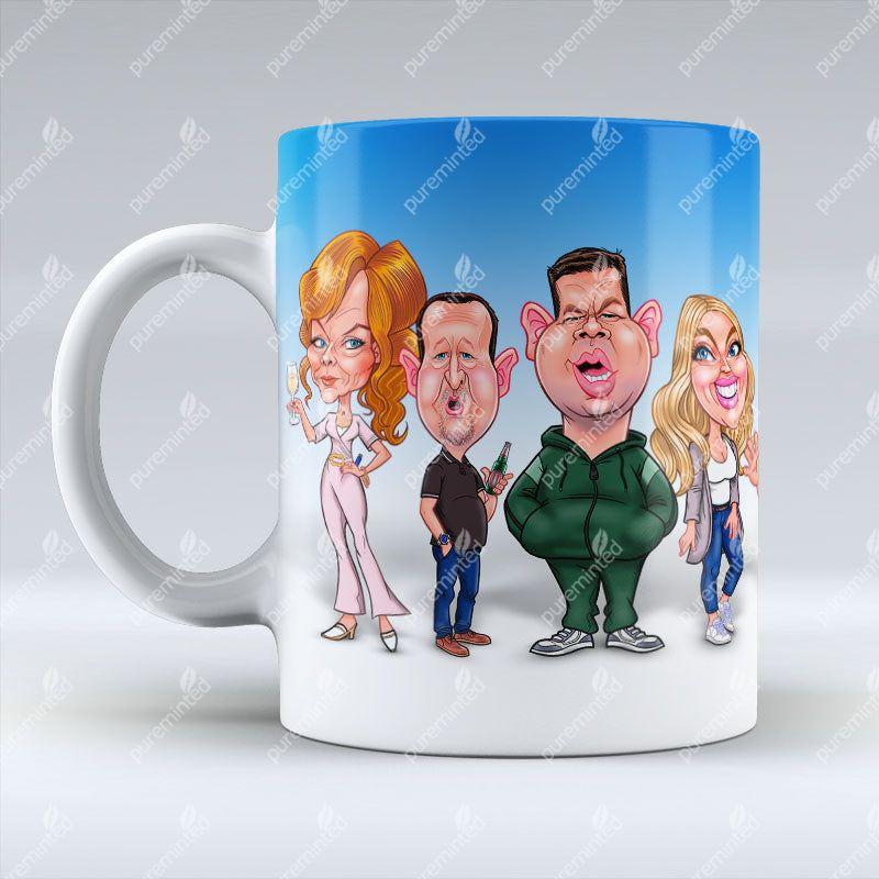 A Few Doors Doon - Lineup - Blue Mug