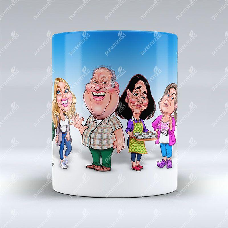 A Few Doors Doon - Lineup - Blue Mug