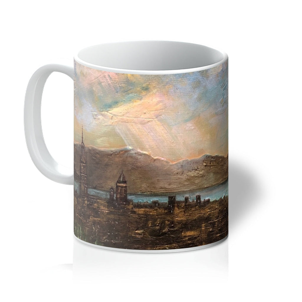 Angels Fingers Over Greenock Mug