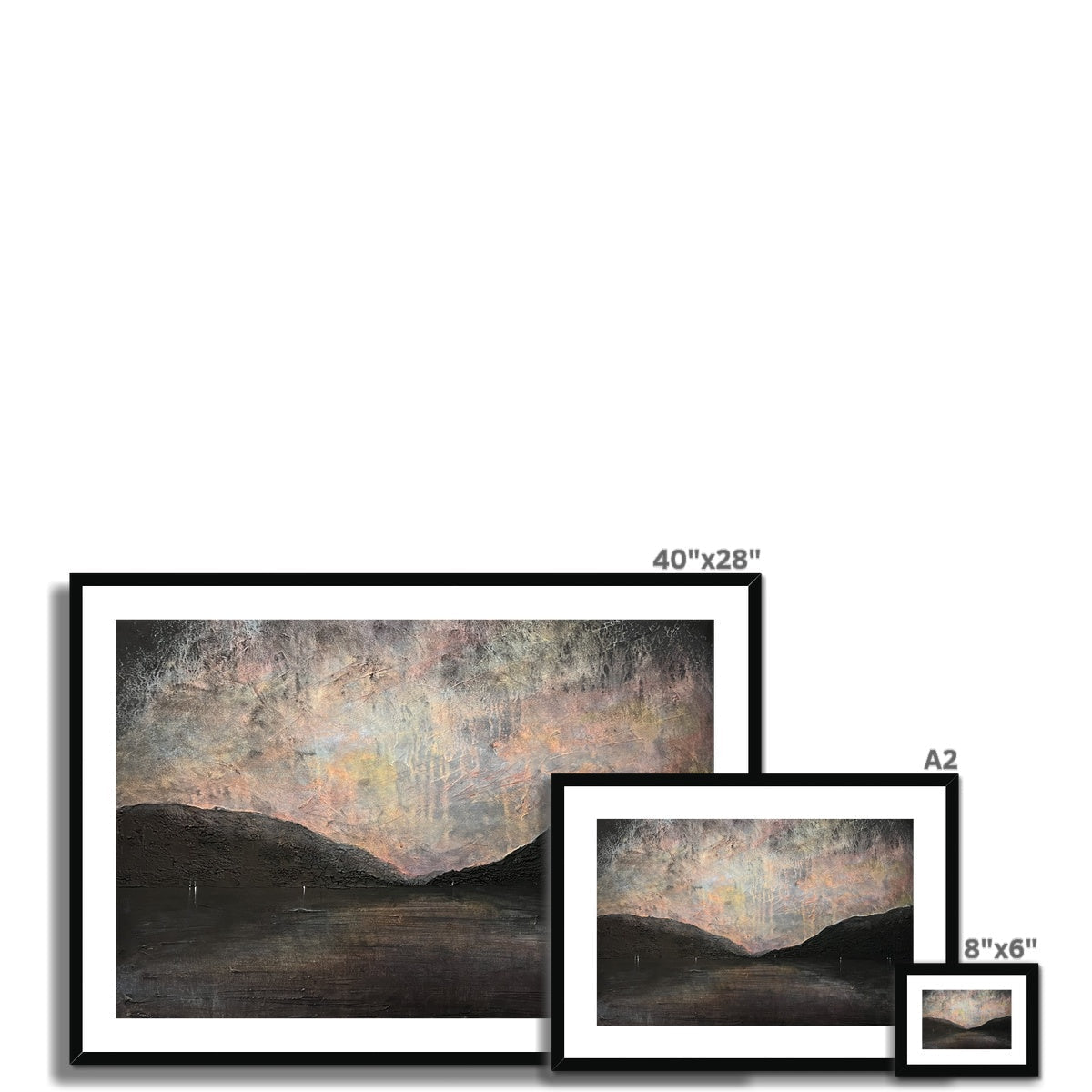 A Brooding Loch Lomond Art Prints