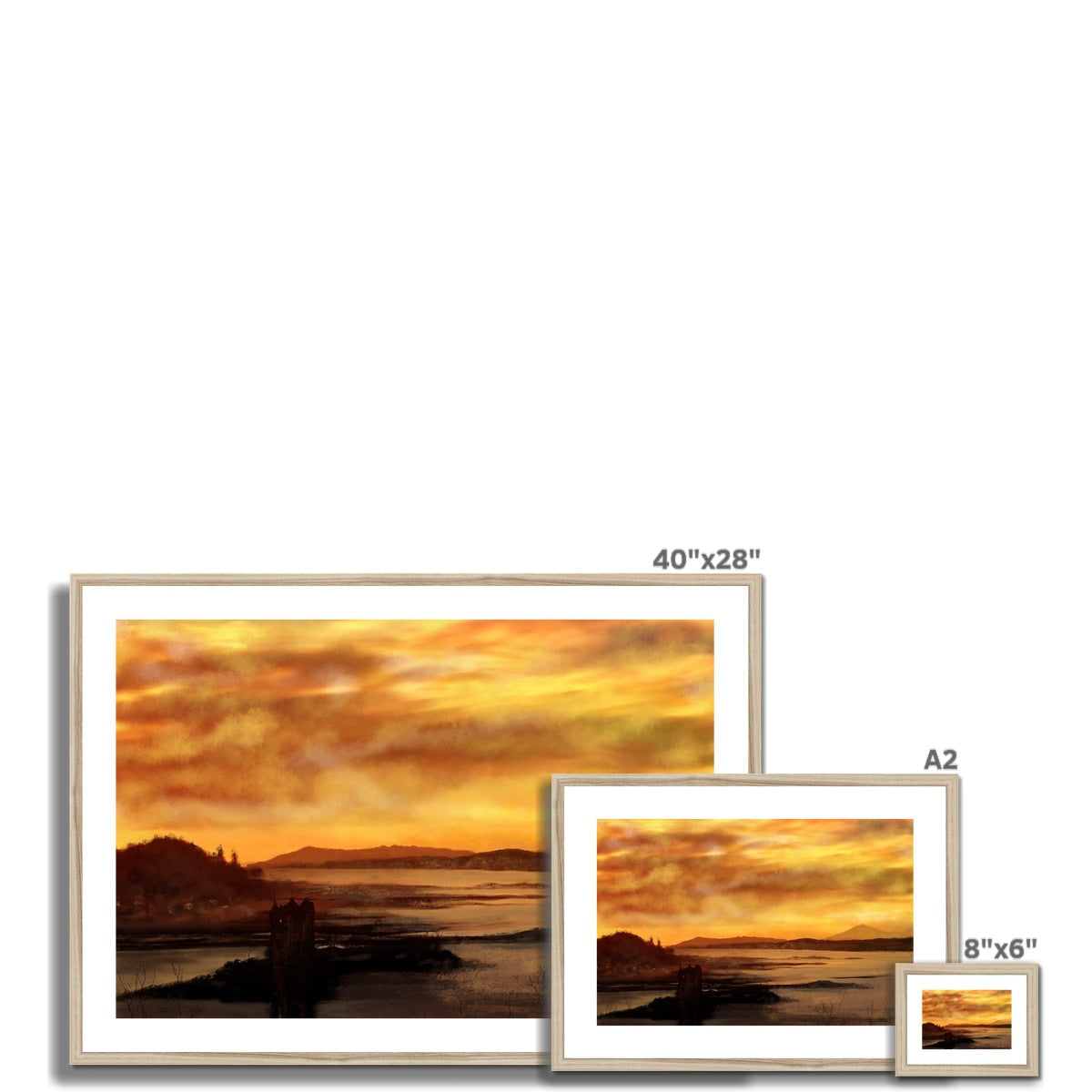Castle Stalker Dusk Art Prints