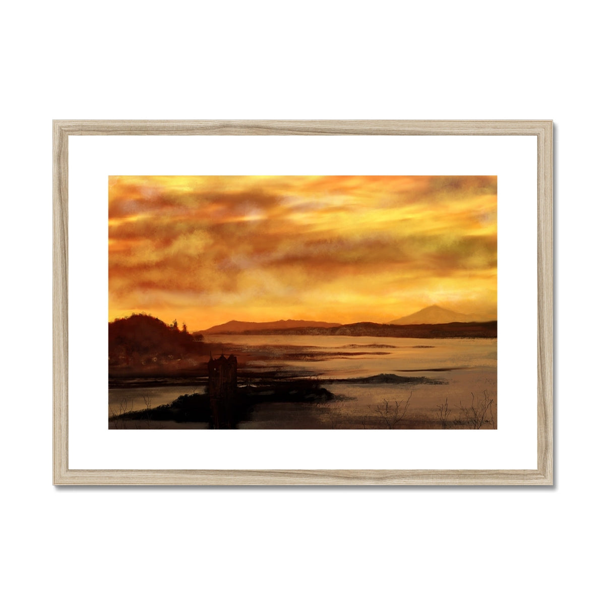 Castle Stalker Dusk Art Prints