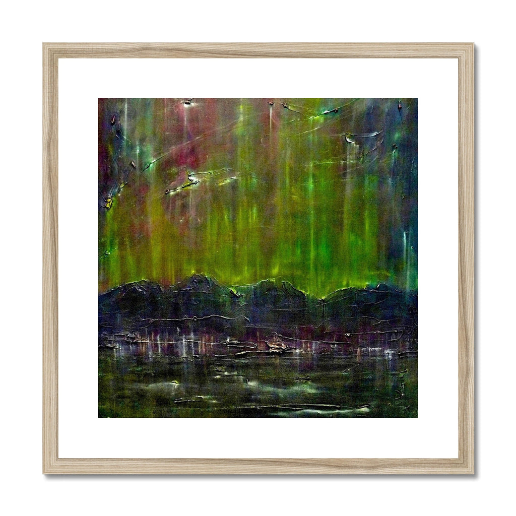 Cromarty Harbour Northern Lights Art Prints