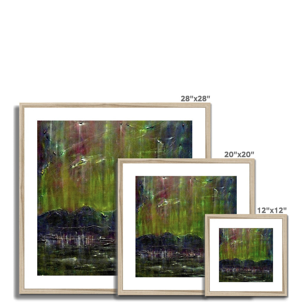 Cromarty Harbour Northern Lights Art Prints