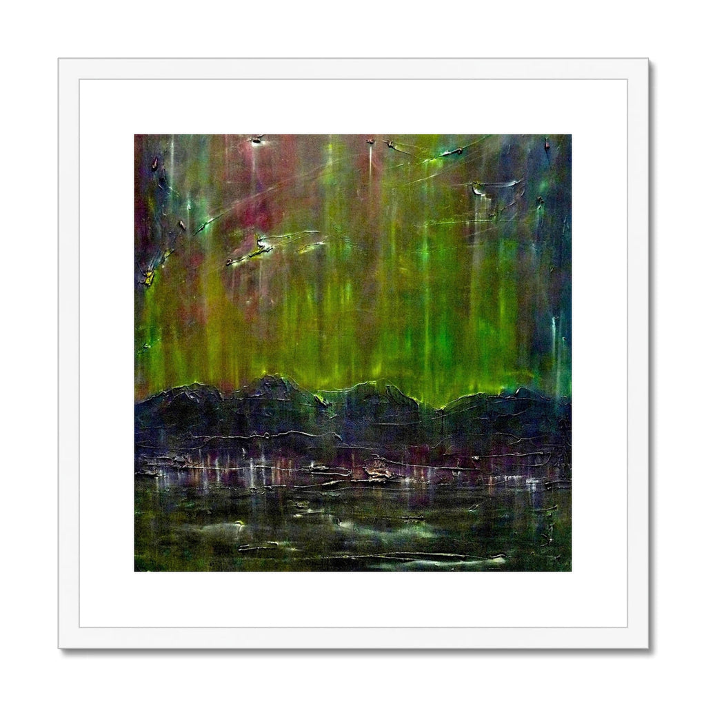 Cromarty Harbour Northern Lights Art Prints