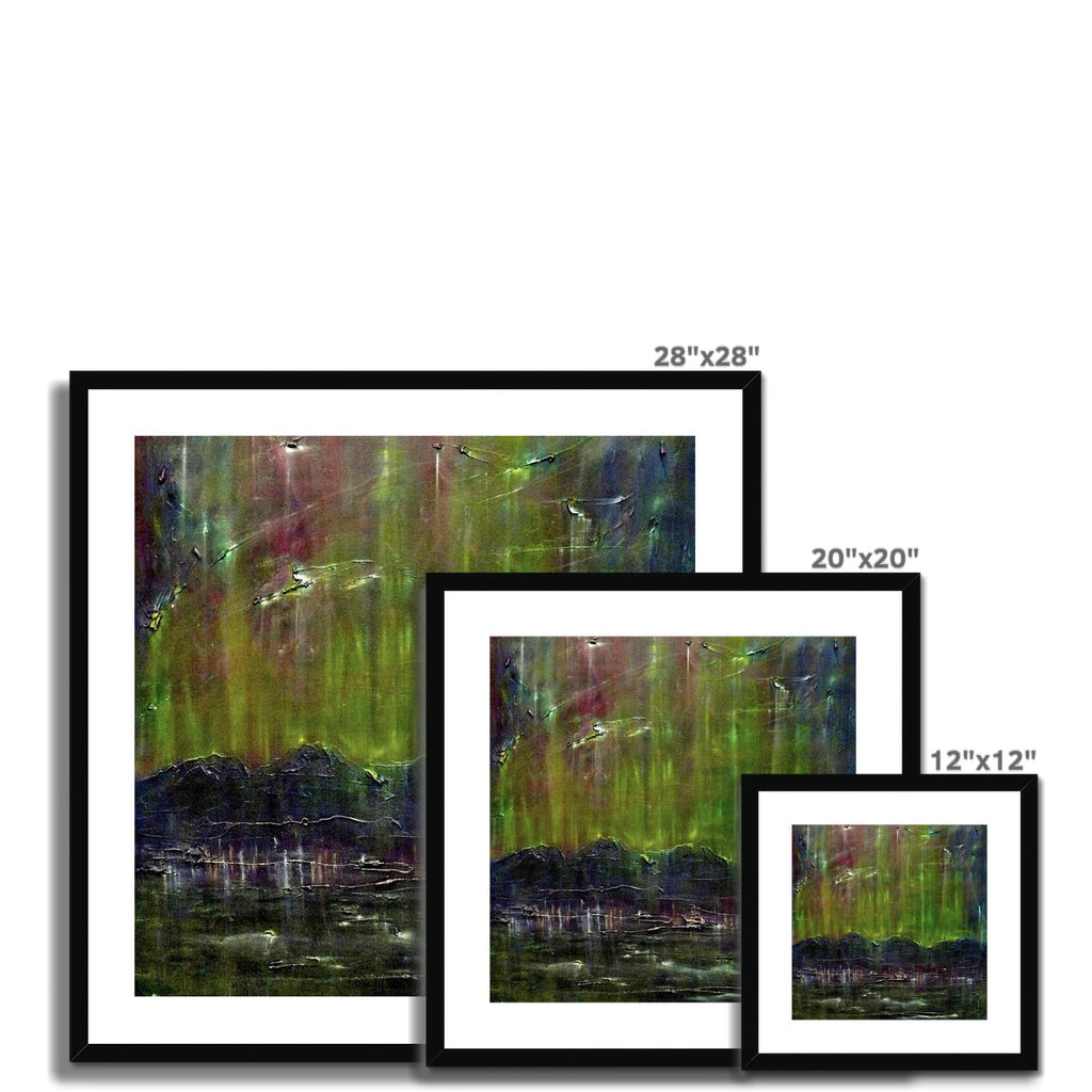 Cromarty Harbour Northern Lights Art Prints