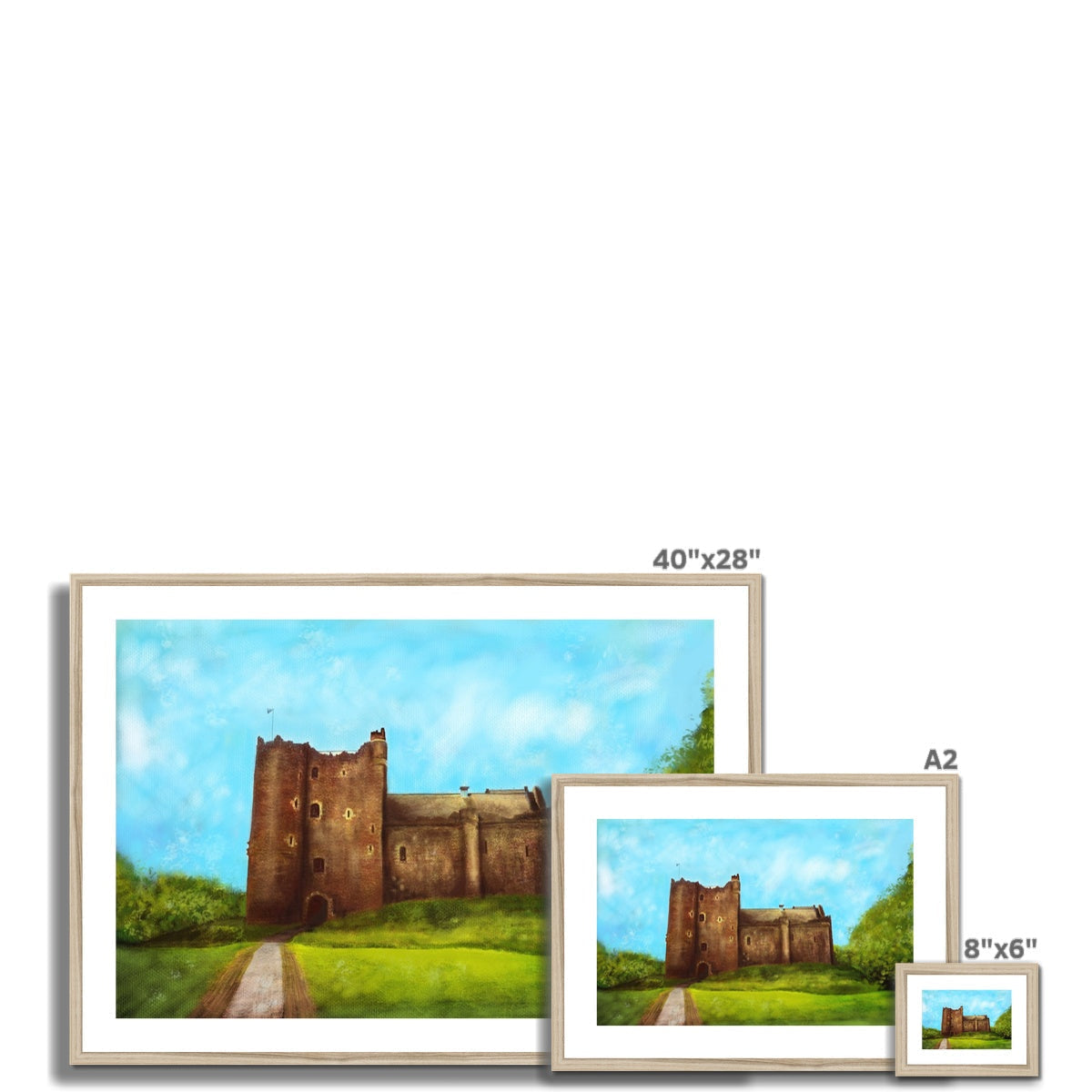 Doune Castle (Castle Leoch) Art Prints