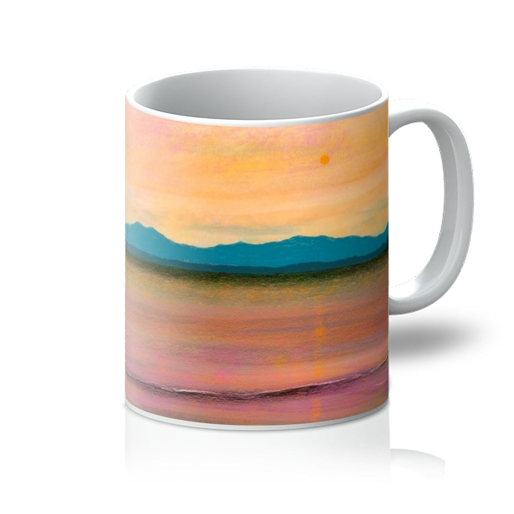 Dämmerung über Arran und der Cloch-Becher