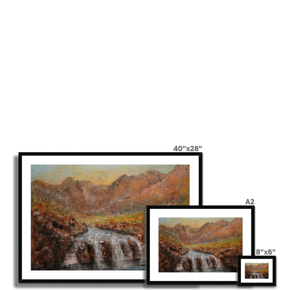 Fairy Pools Skye Dawn Art Prints
