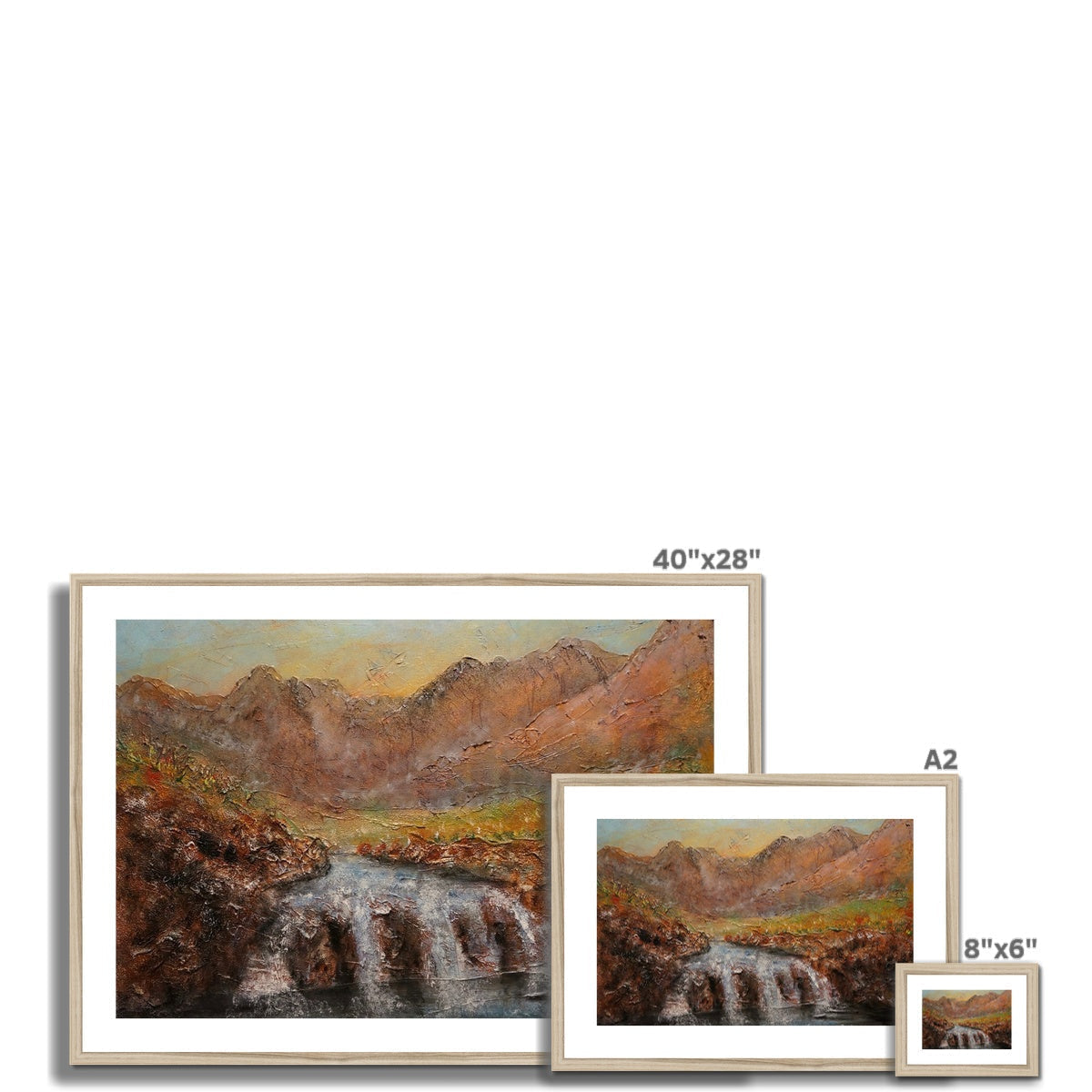 Fairy Pools Skye Dawn Art Prints