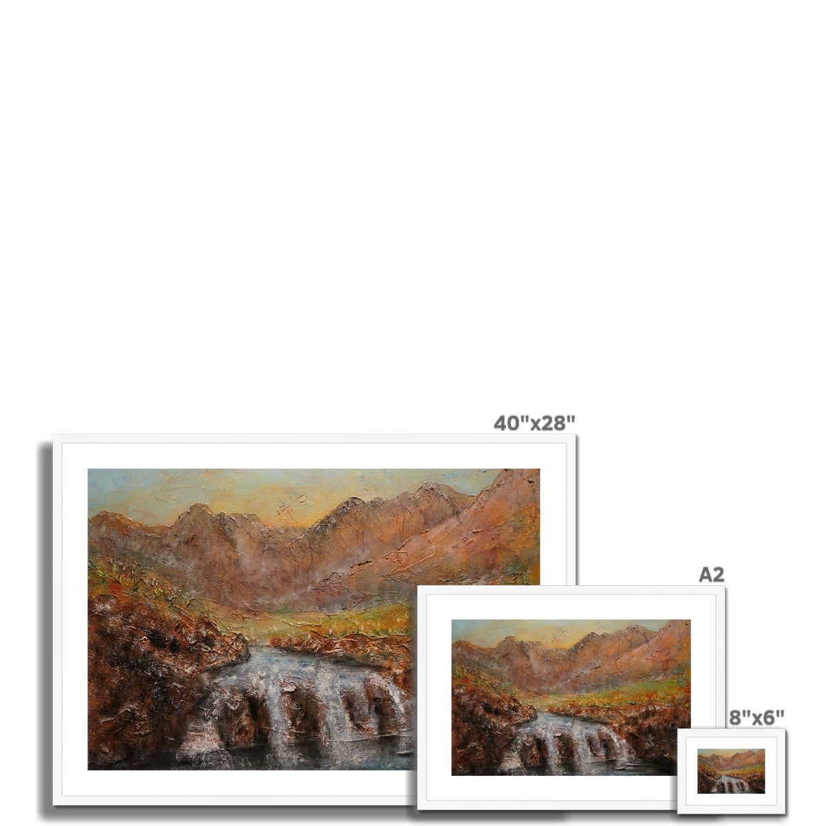 Fairy Pools Skye Dawn Art Prints