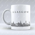 Glasgow Skyline Sketched - Mug