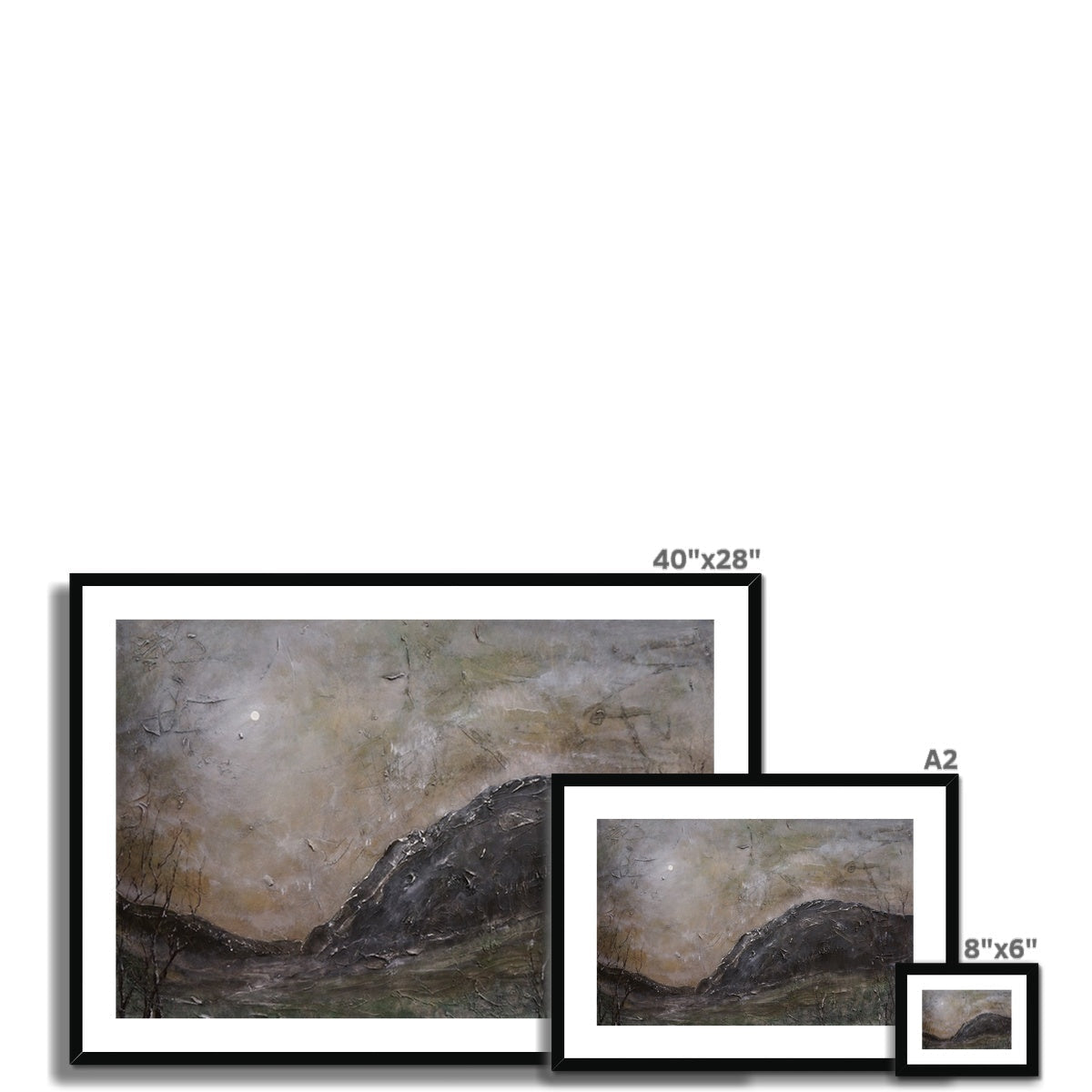Glen Nevis Moonlight Art Prints