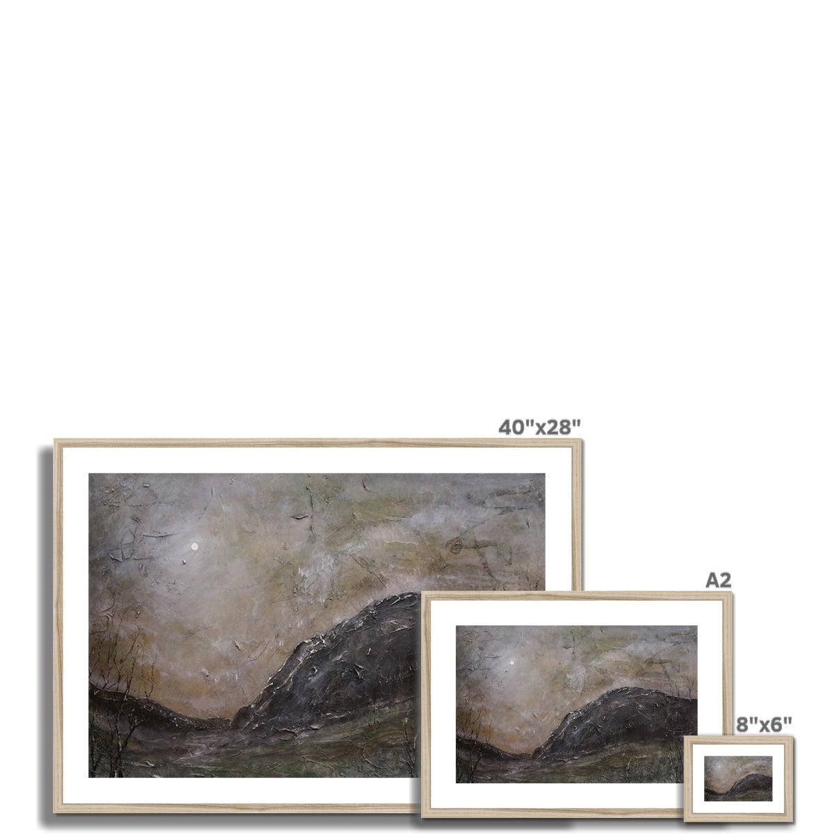 Glen Nevis Moonlight Art Prints