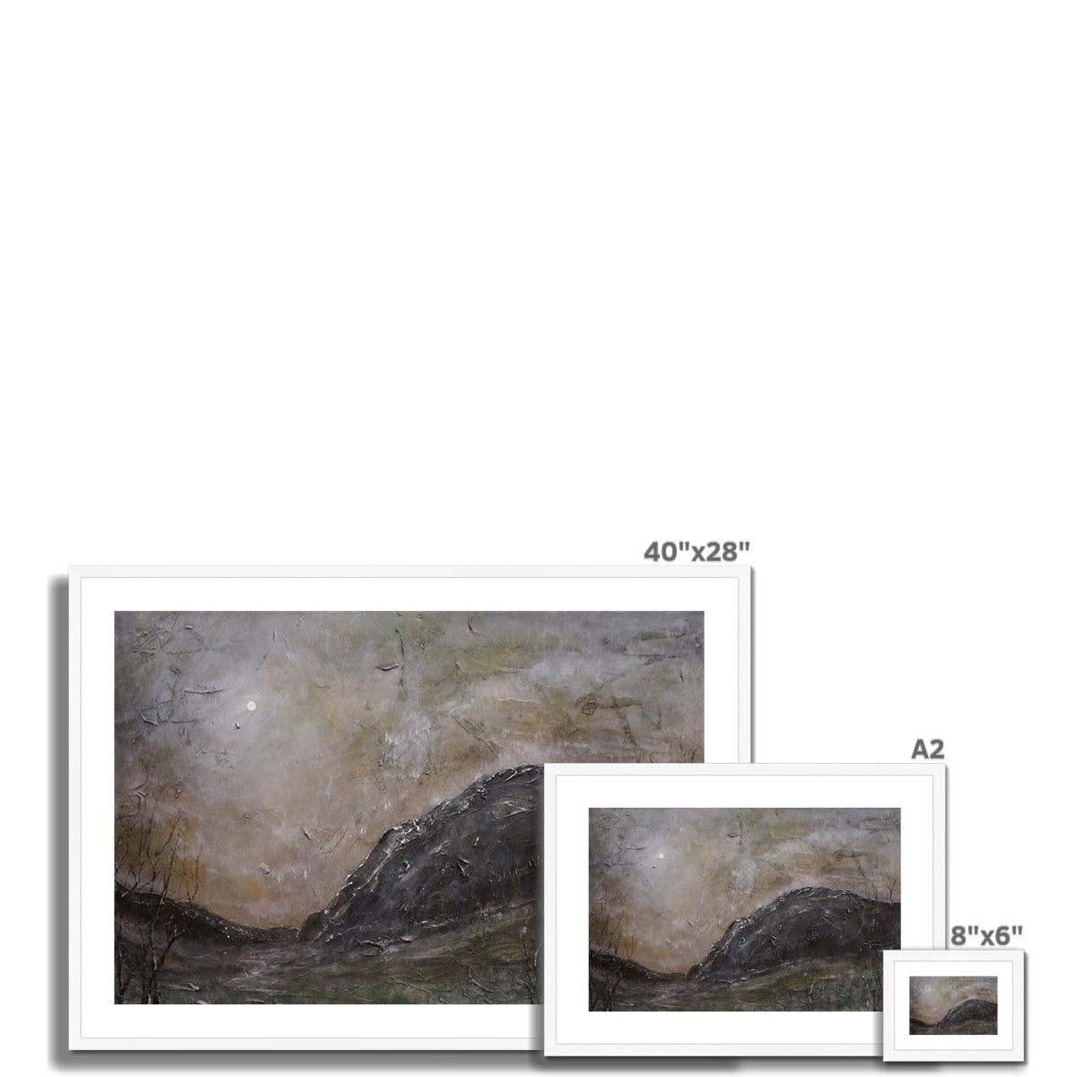Glen Nevis Moonlight Art Prints