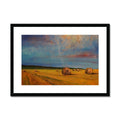 Highland Hay Bales Art Prints