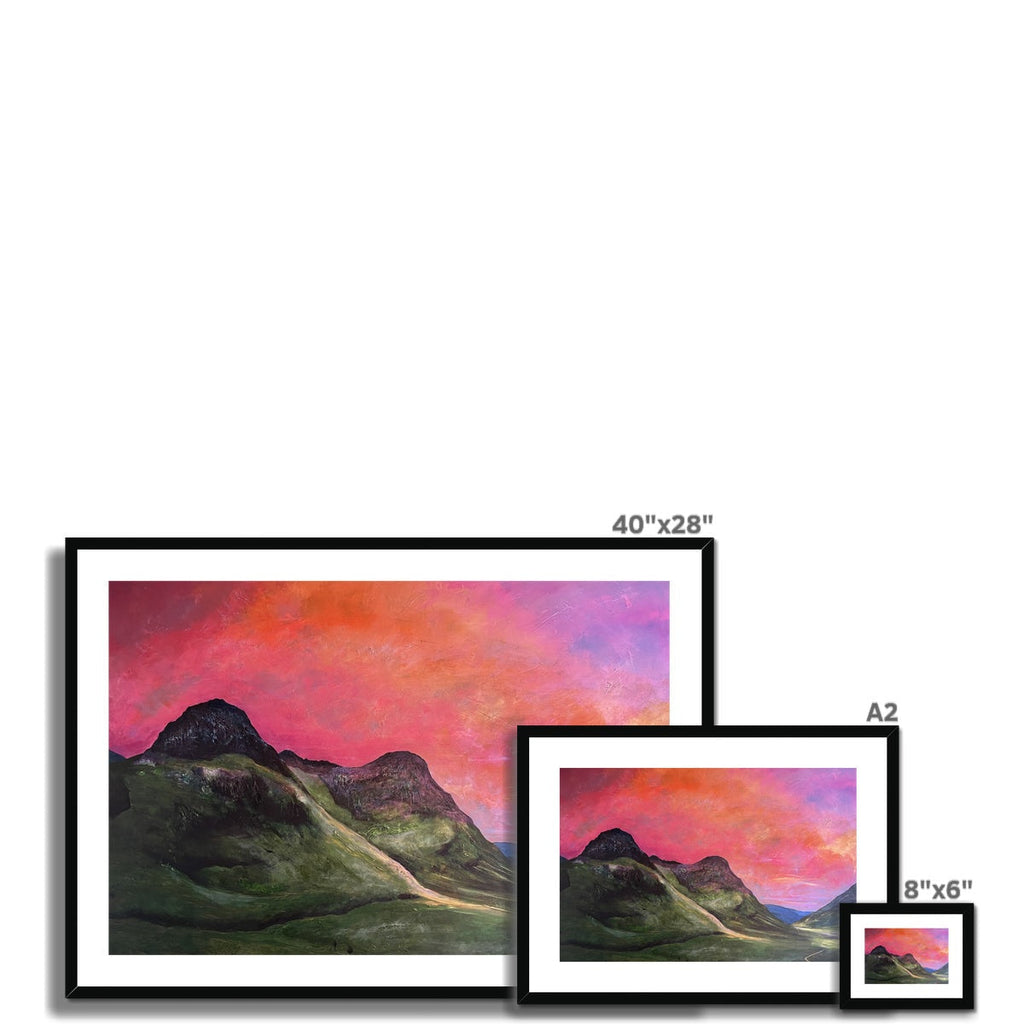 Into The Glencoe Dusk Art Prints
