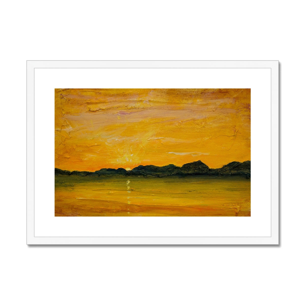 Jura Sunset Art Prints