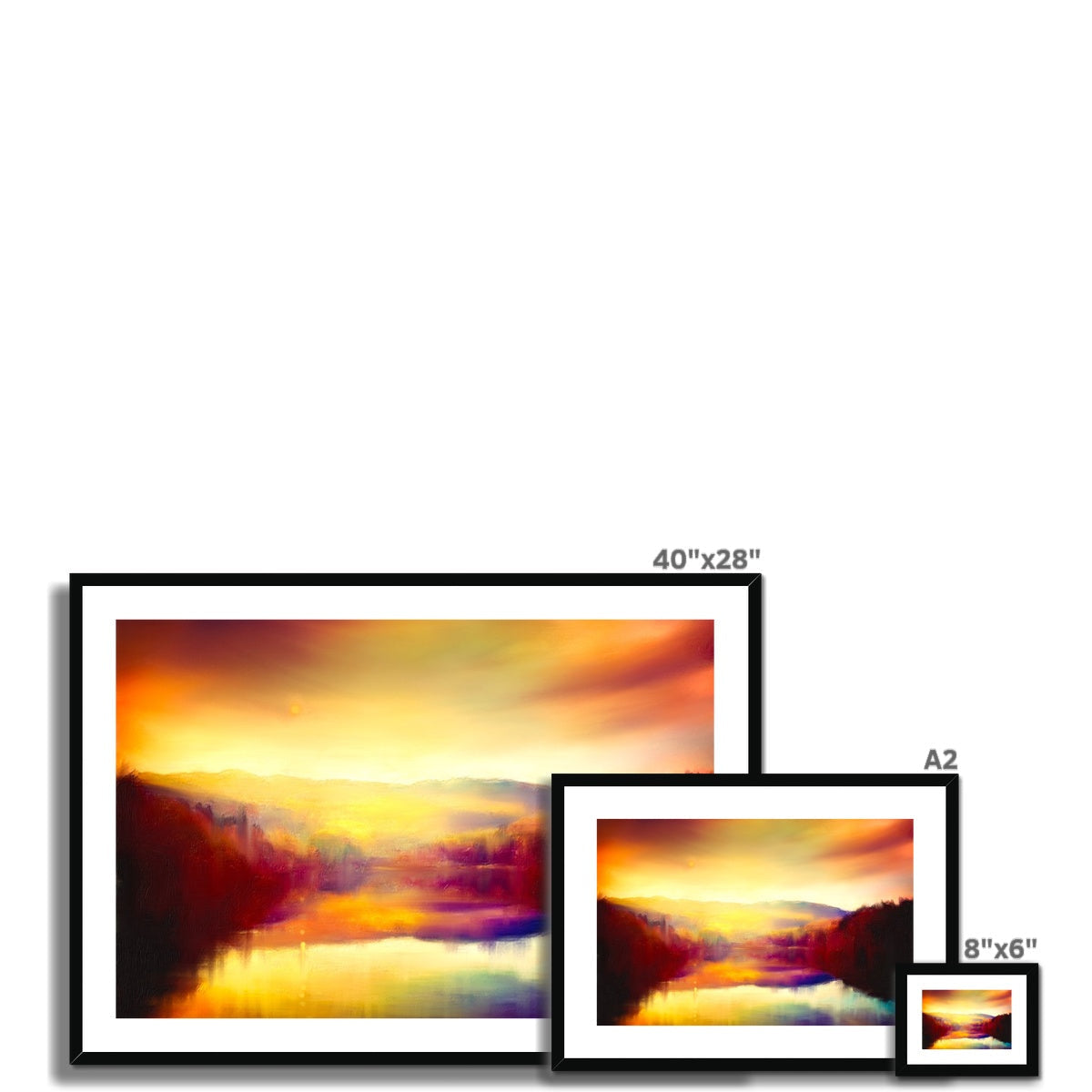 Loch Faskally Dusk Art Prints