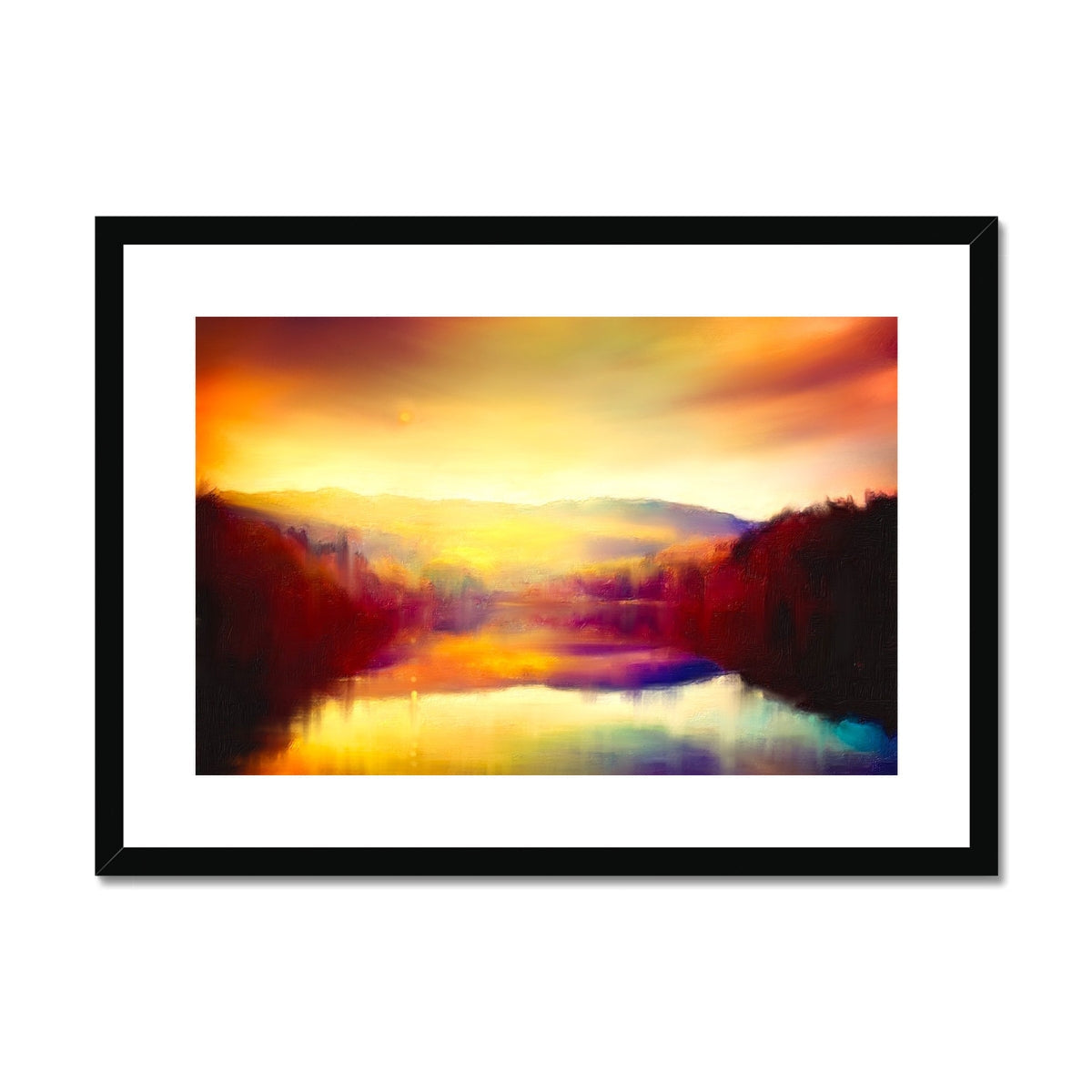 Loch Faskally Dusk Art Prints