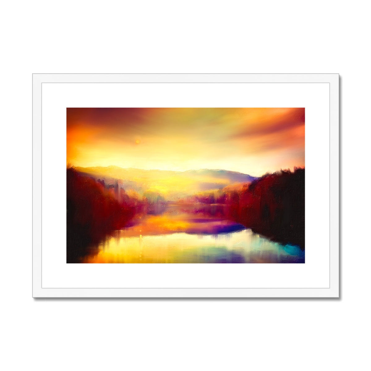 Loch Faskally Dusk Art Prints