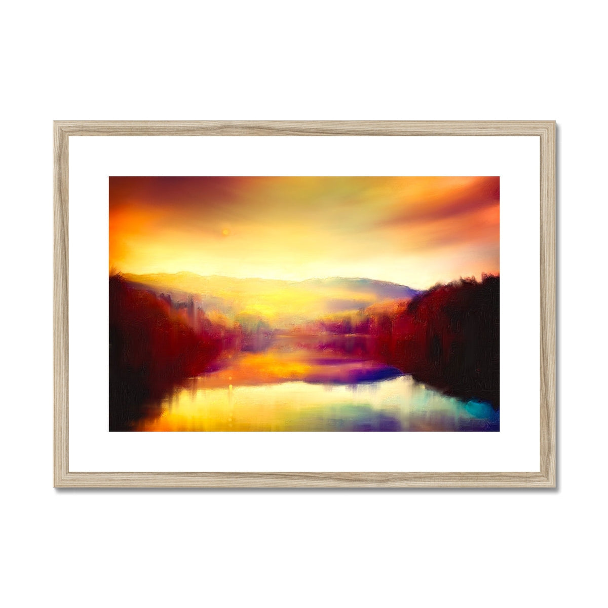 Loch Faskally Dusk Art Prints