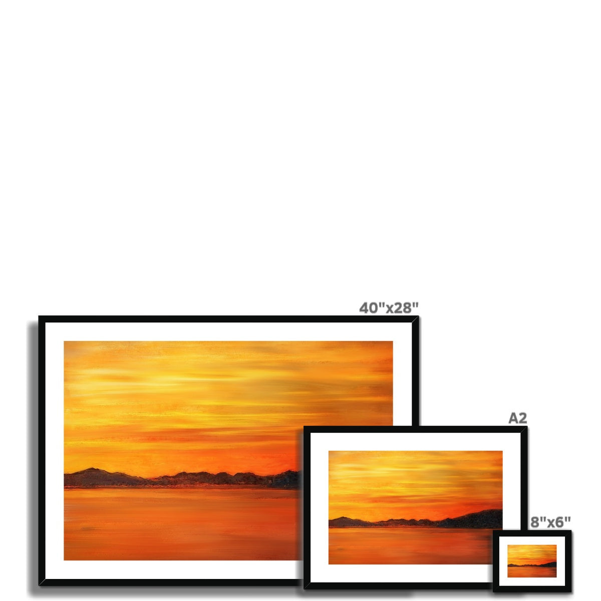 Loch Fyne Sunset Art Prints