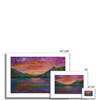 Loch Leven Sunset Art Prints