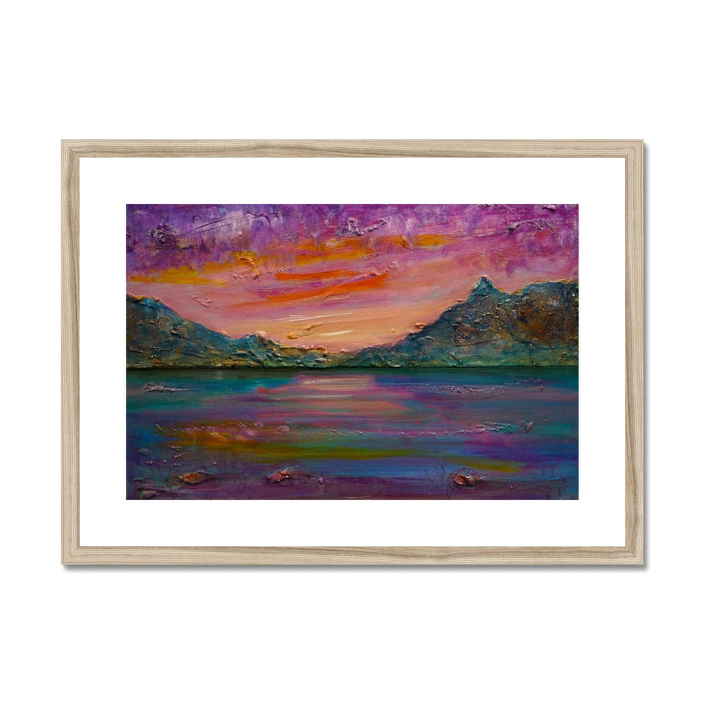 Loch Leven Sunset Art Prints