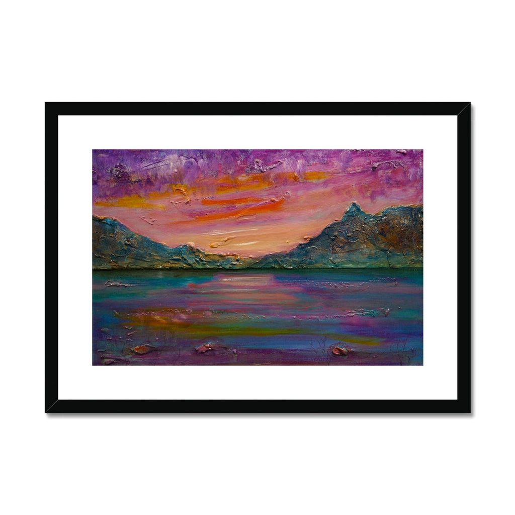 Loch Leven Sunset Art Prints