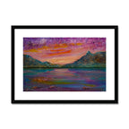Loch Leven Sunset Art Prints