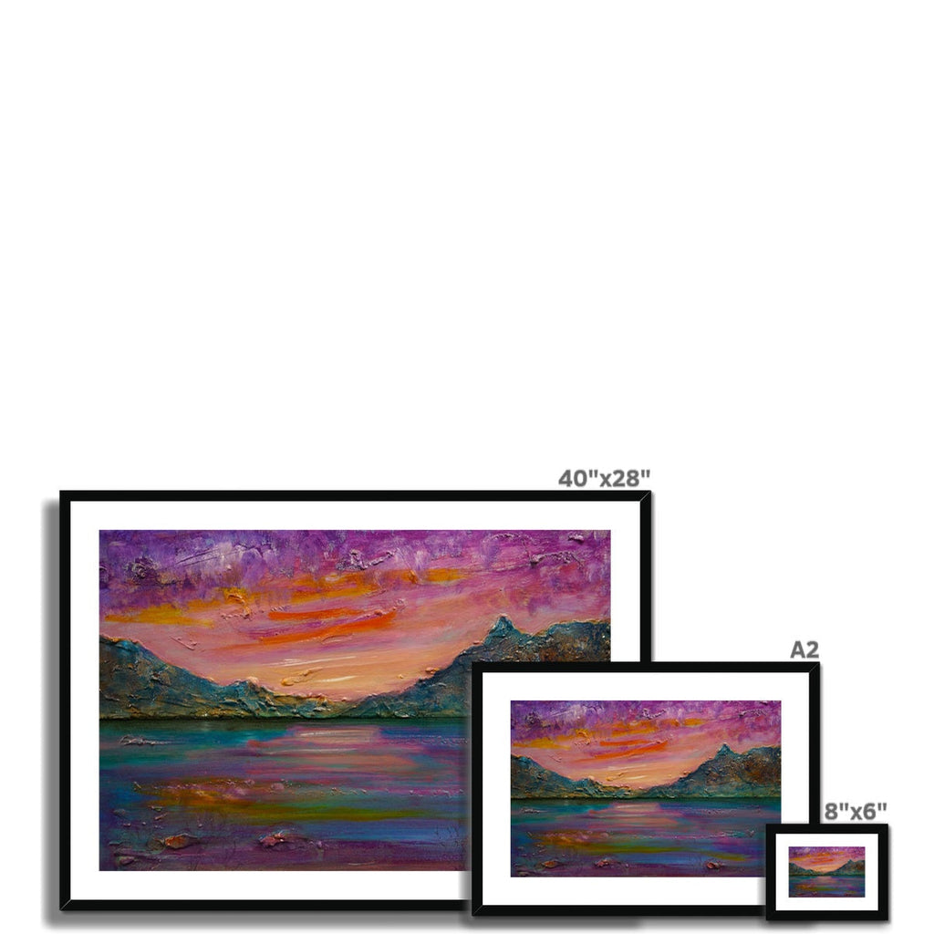 Loch Leven Sunset Art Prints