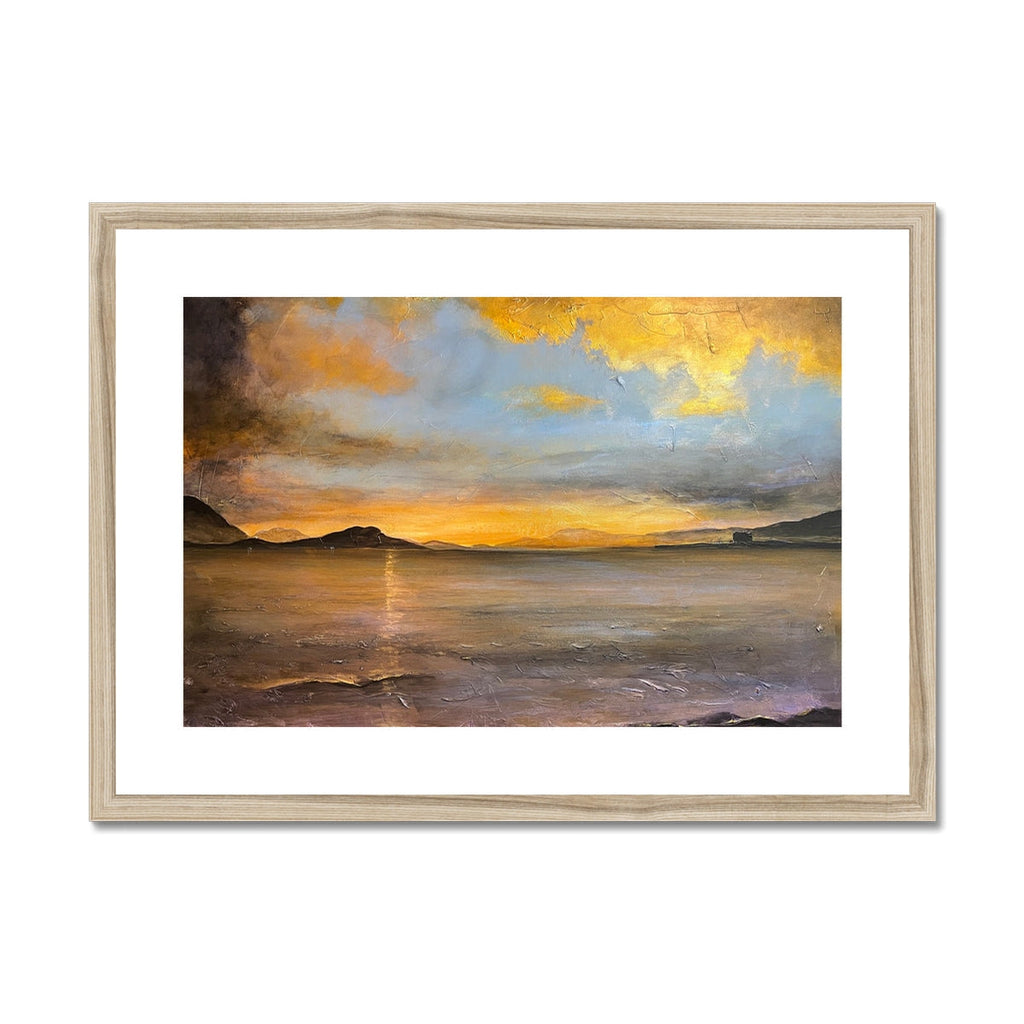 Estampes artistiques du coucher de soleil sur le Loch Linnhe