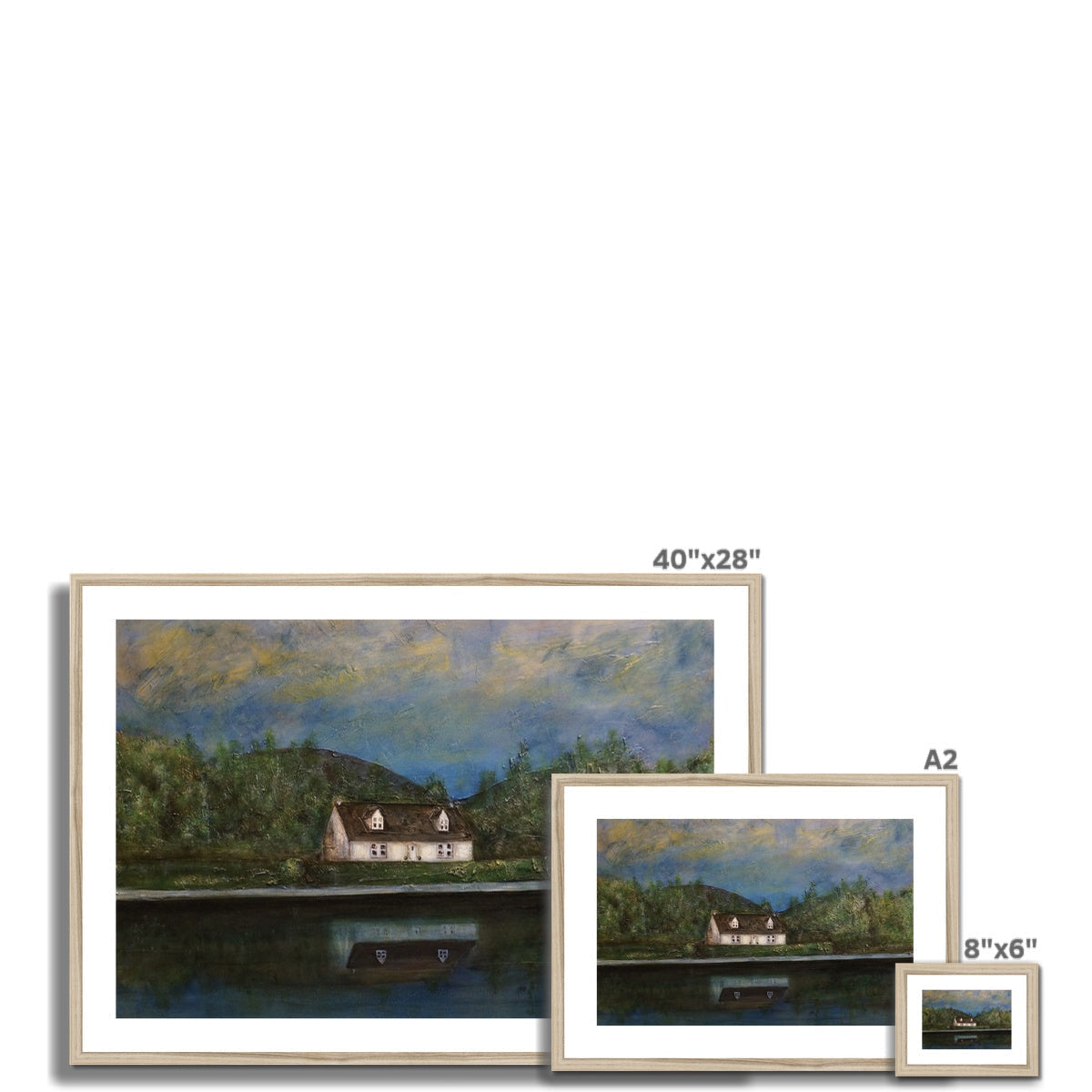 A Loch Lomond Cottage Art Prints
