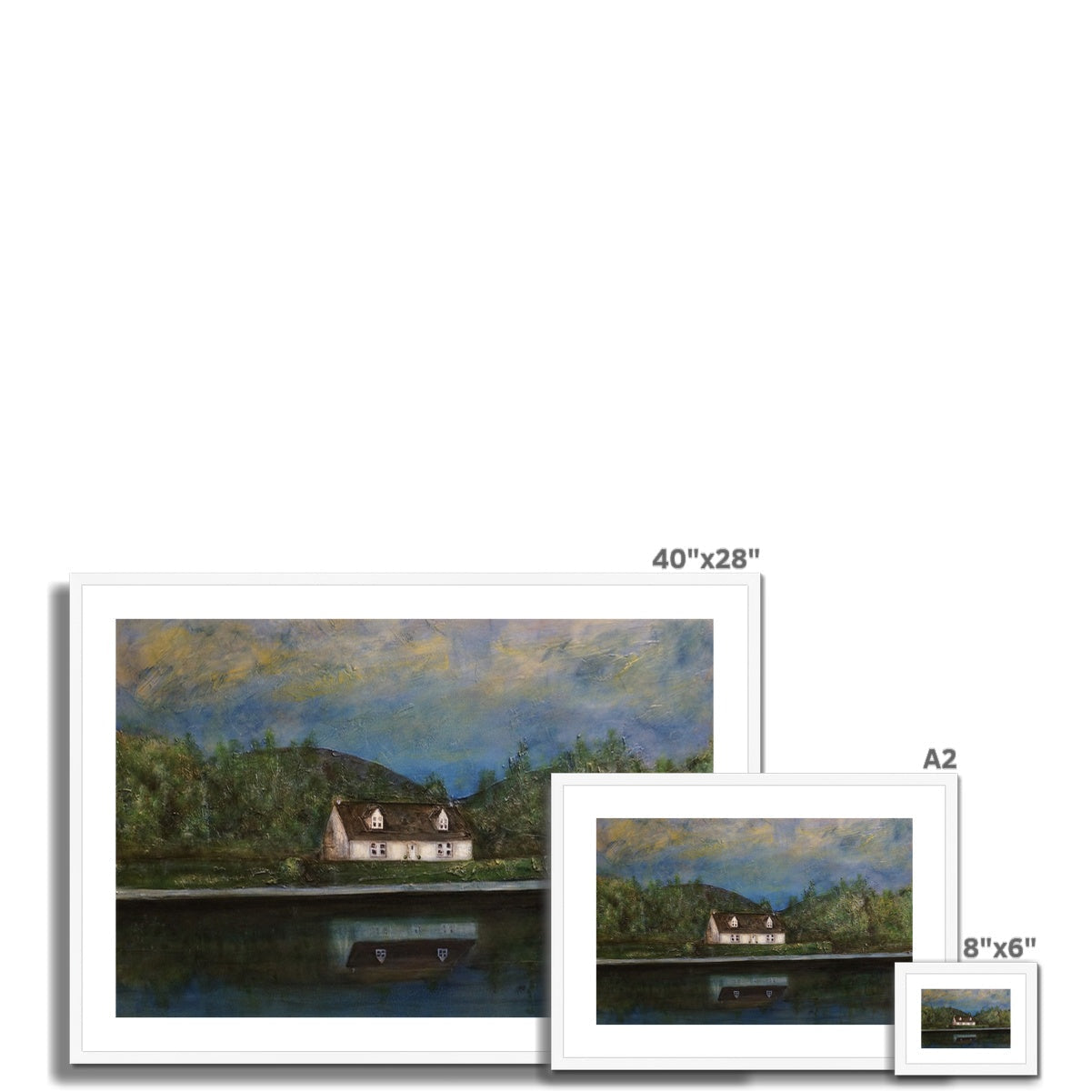 A Loch Lomond Cottage Art Prints
