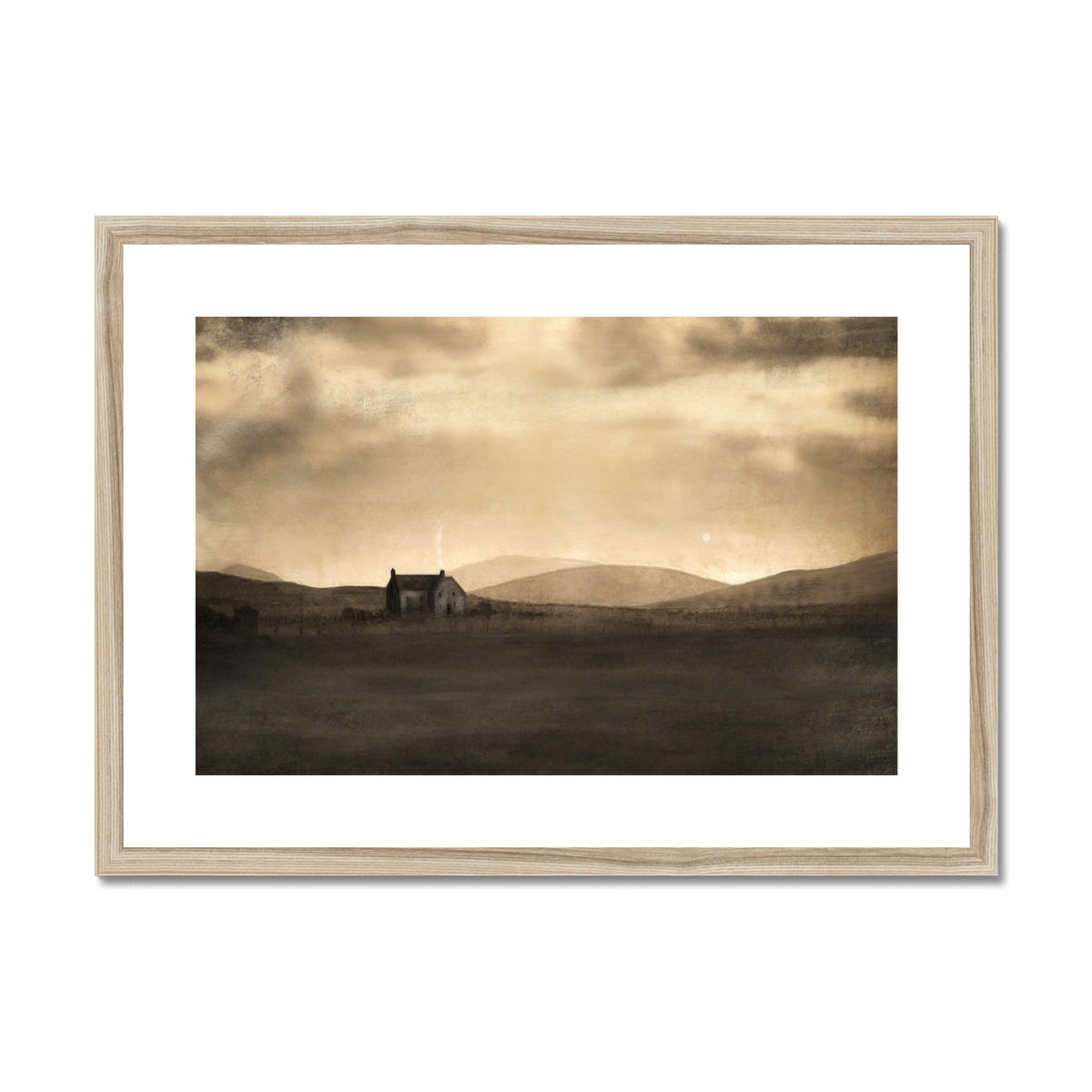 A Moonlit Croft Art Prints