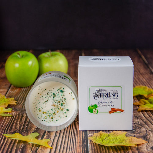 Apfel &amp; Zimt – Mittlere Duftkerze