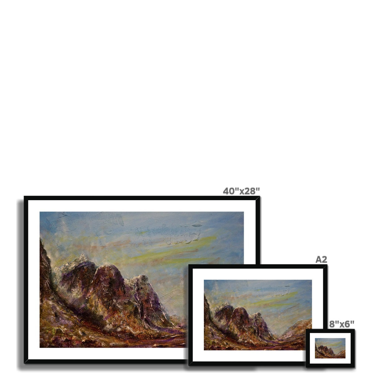 Three Sisters Glencoe Art Prints