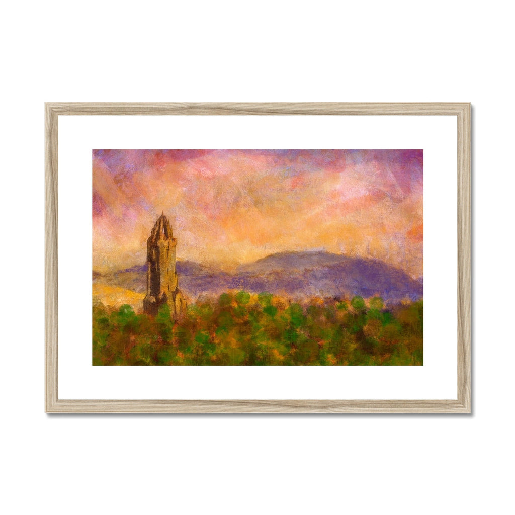 Wallace Monument Dusk Art Prints