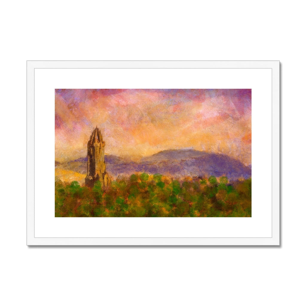 Wallace Monument Dusk Art Prints