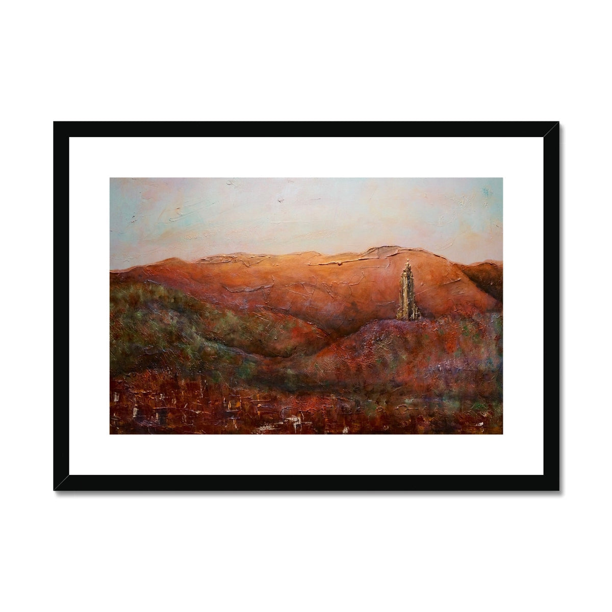 The Wallace Monument From Stirling Castle Art Prints