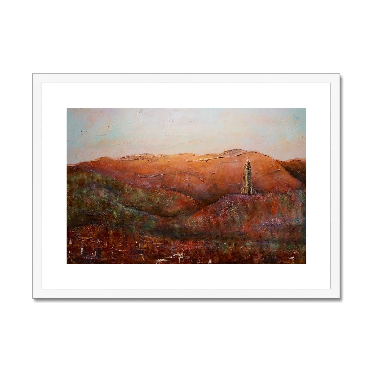 The Wallace Monument From Stirling Castle Art Prints