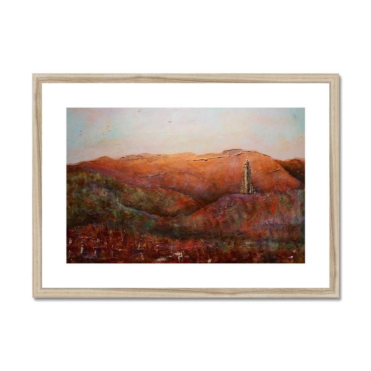 The Wallace Monument From Stirling Castle Art Prints