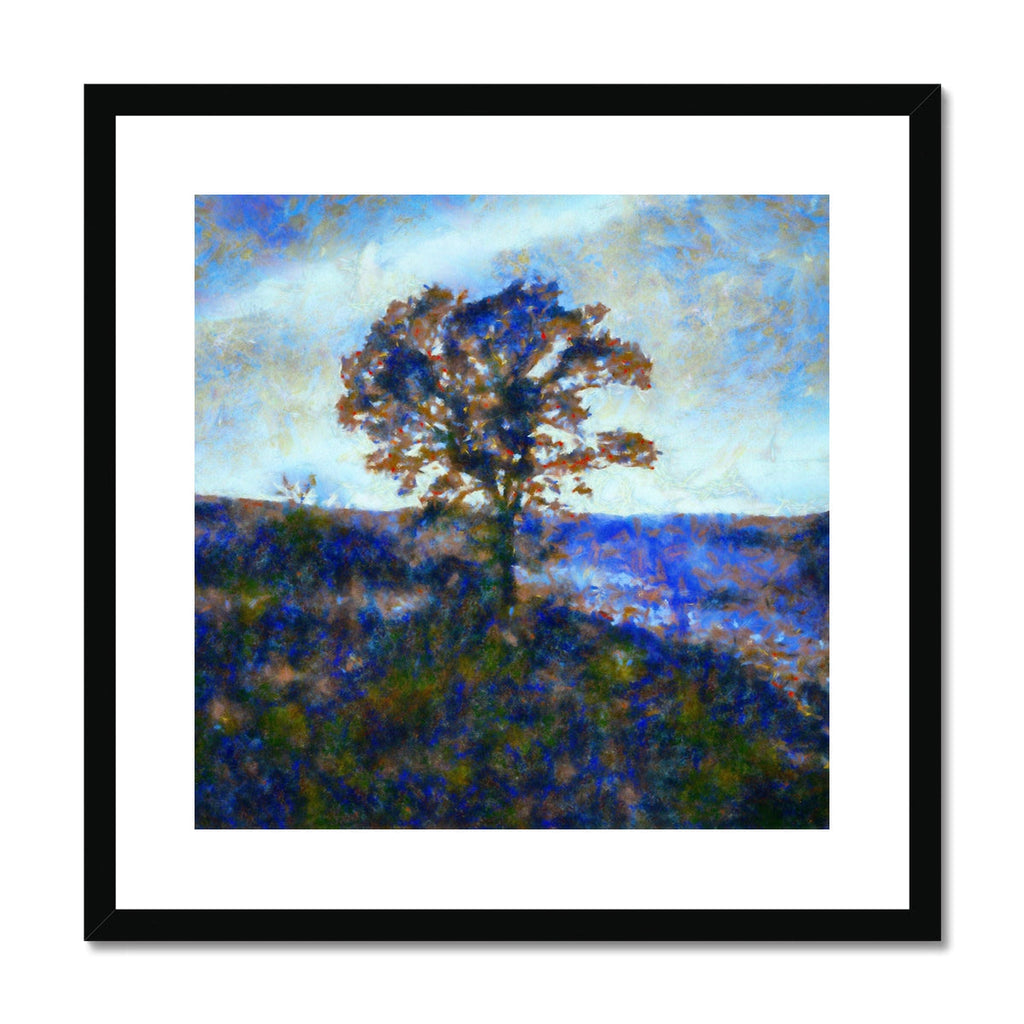 A Winter Highland Tree Art Prints