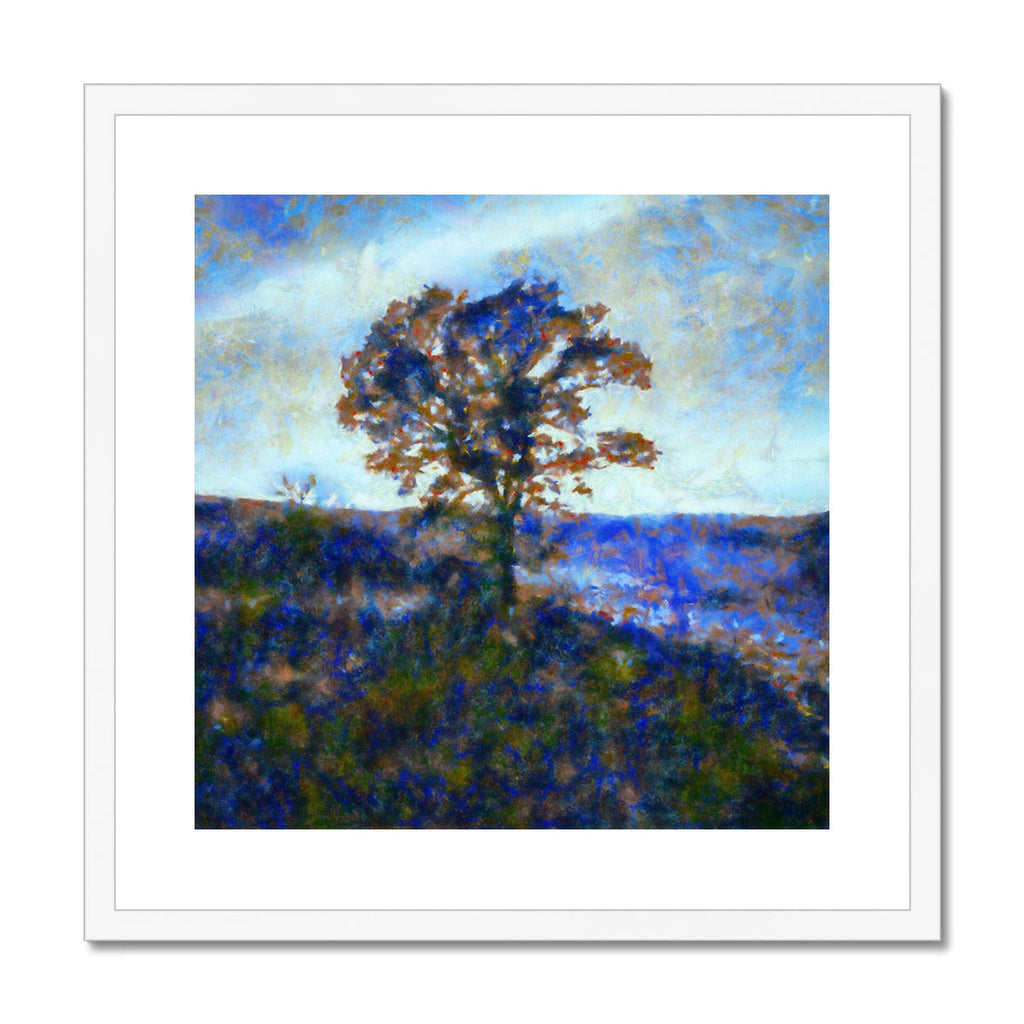 A Winter Highland Tree Art Prints
