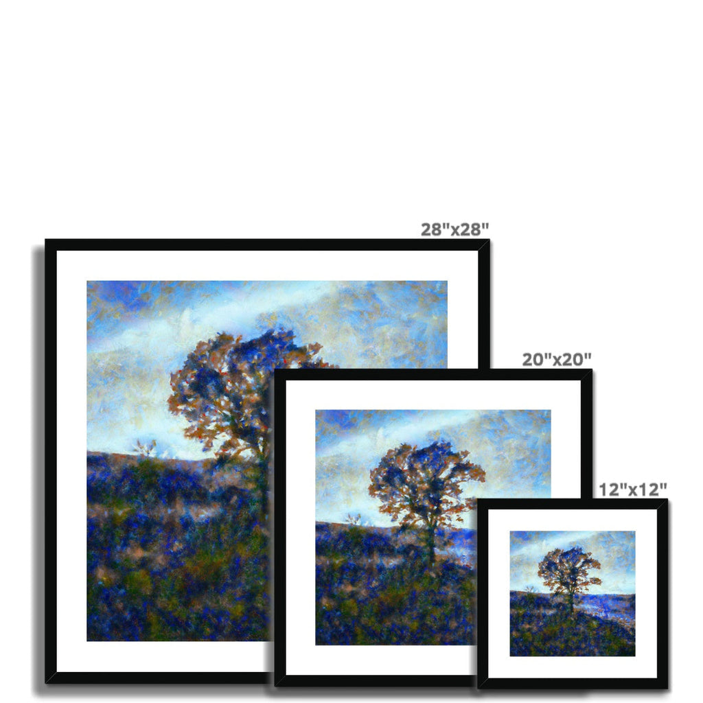 A Winter Highland Tree Art Prints